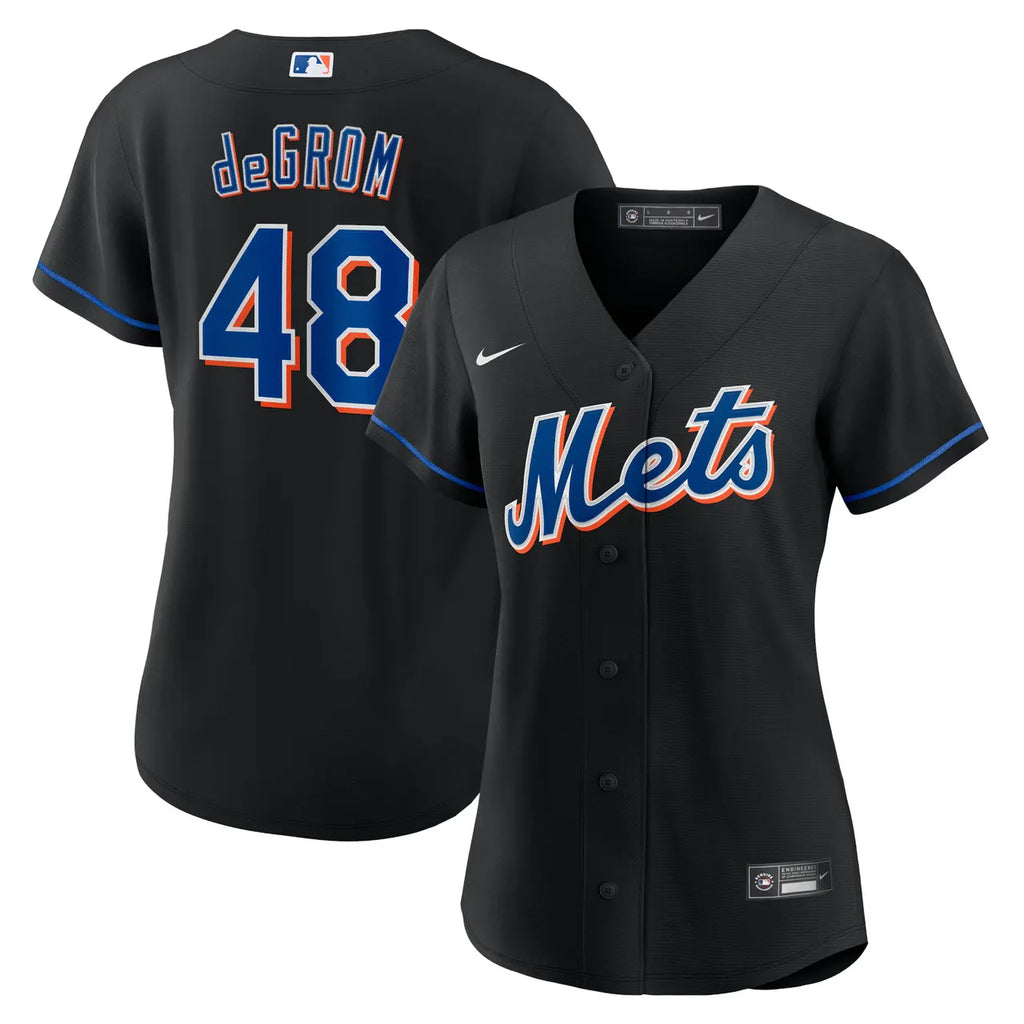 Nike deGrom Mets Black Jersey
