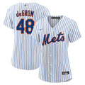 nike deGrom Mets Pinstripe Jersey