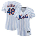 nike deGrom Mets Pinstripe Jersey