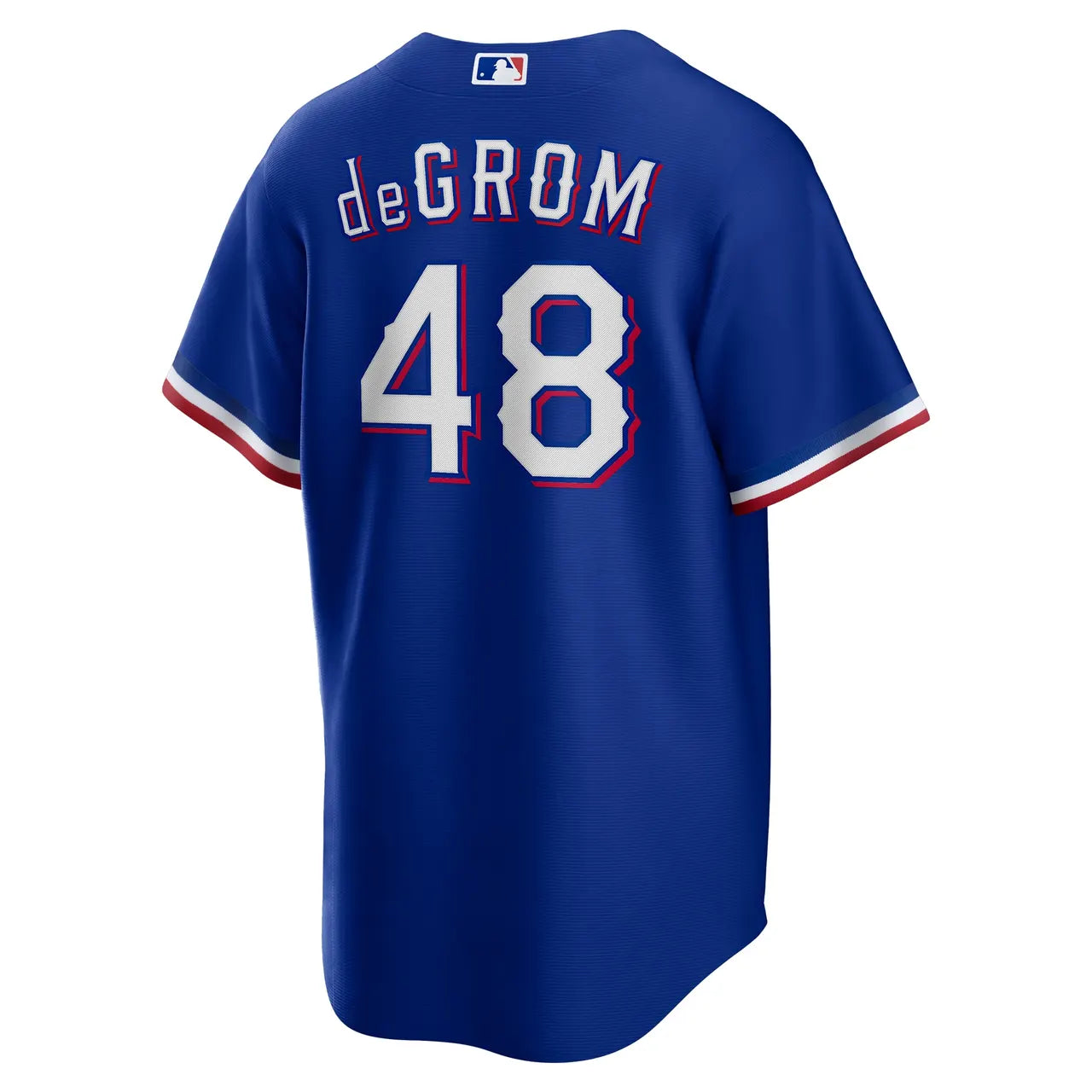 Nike deGrom Rangers Blue Jersey - Hình 4