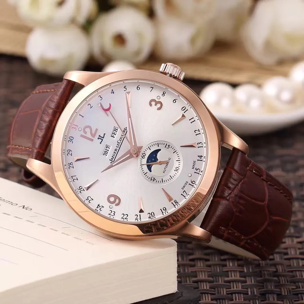 white Jaeger-LeCoultre Rose Gold