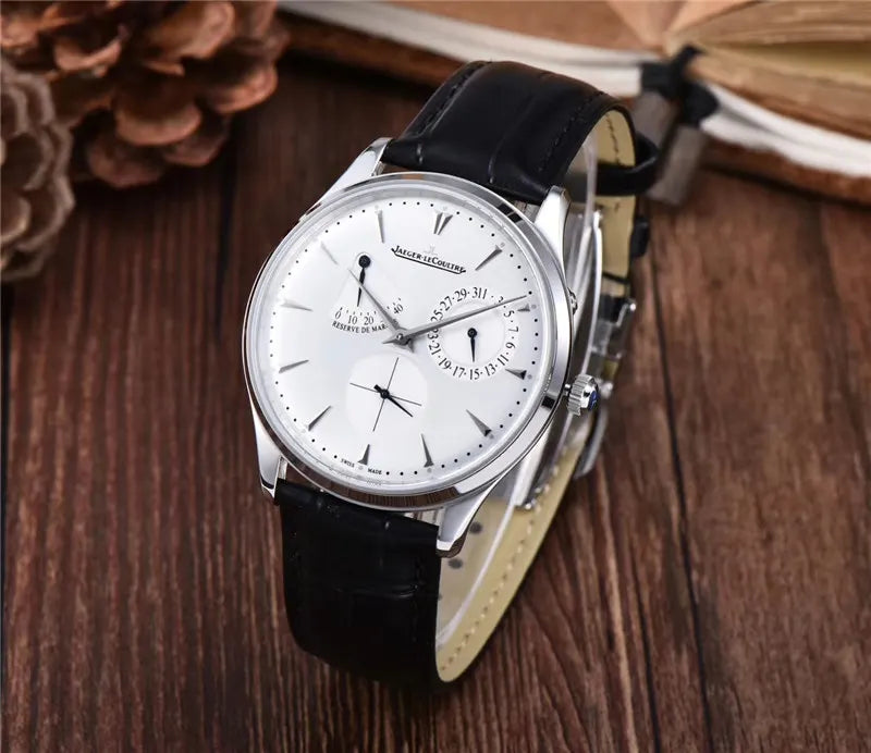 Jaeger-LeCoultre Diamond Bezel Black Leather - Hình 2