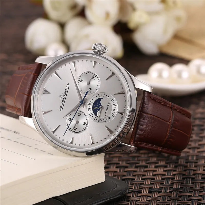 Jaeger-LeCoultre Silver Dial Moon Phase - Hình 2