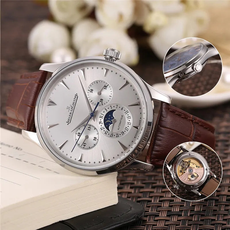 Jaeger-LeCoultre Silver Dial Moon Phase