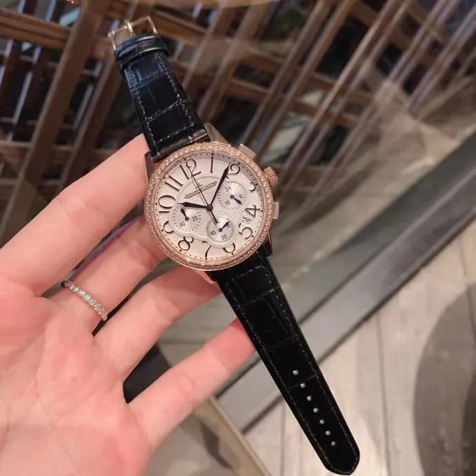 Jaeger-LeCoultre Diamond Bezel Leather - Hình 8