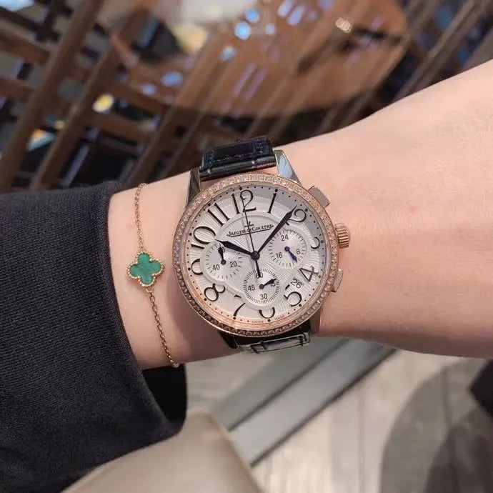Jaeger-LeCoultre Diamond Bezel Leather - Hình 7