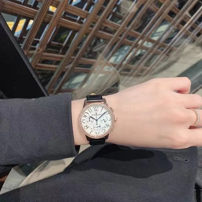 Jaeger-LeCoultre Diamond Bezel Leather - Hình 3