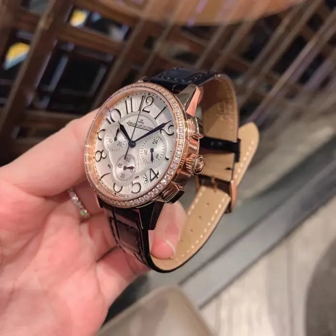Jaeger-LeCoultre Diamond Bezel Leather - Hình 5
