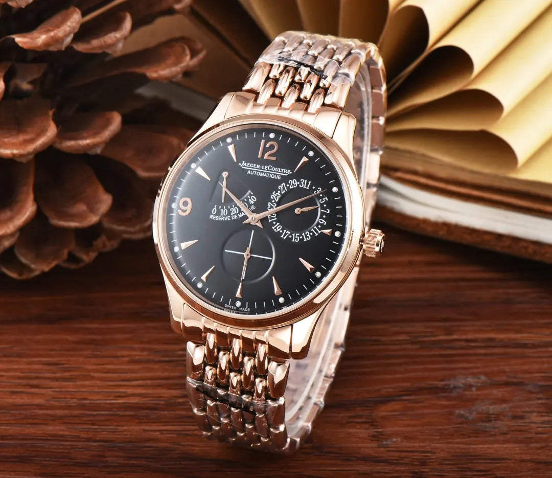 black Jaeger-LeCoultre Rose Gold