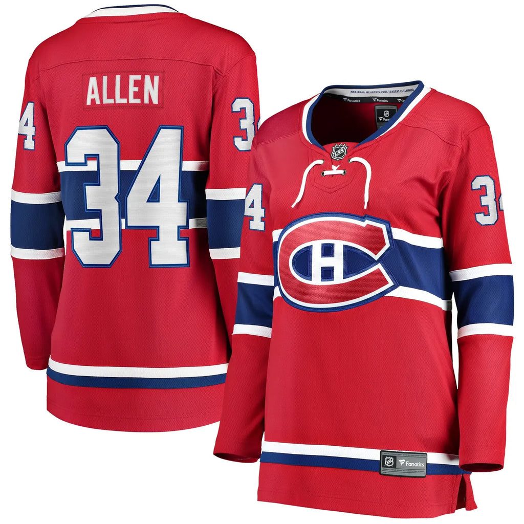 Allen Canadiens Red Jersey