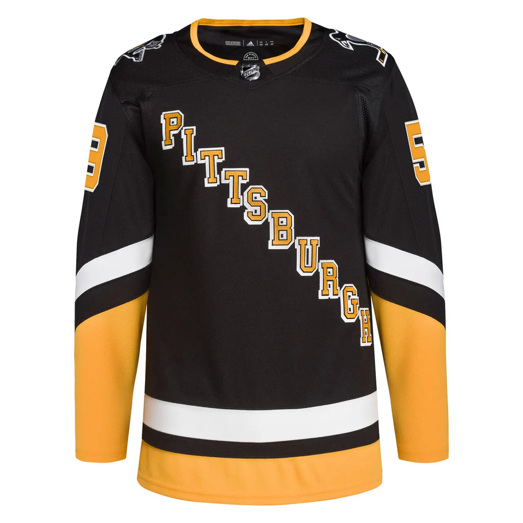 adidas Guentzel Penguins Black Jersey - Hình 3