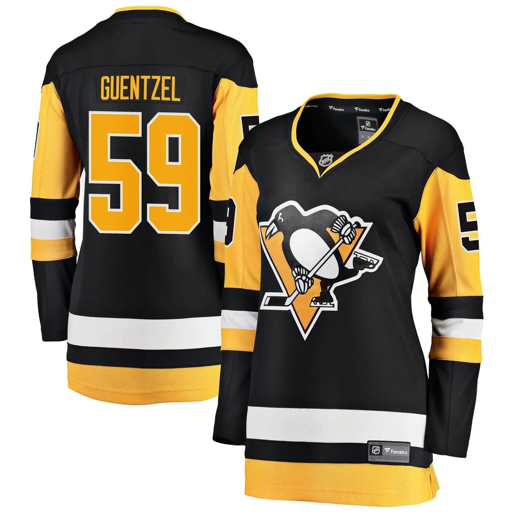 Guentzel Penguins Black Jersey fanatics - Hình 2