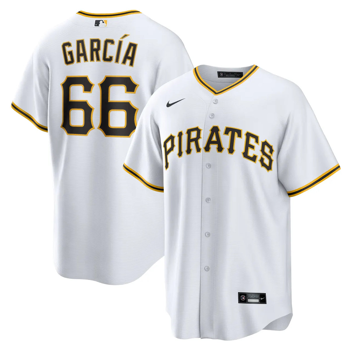 Nike García Pirates White Jersey - Hình 2