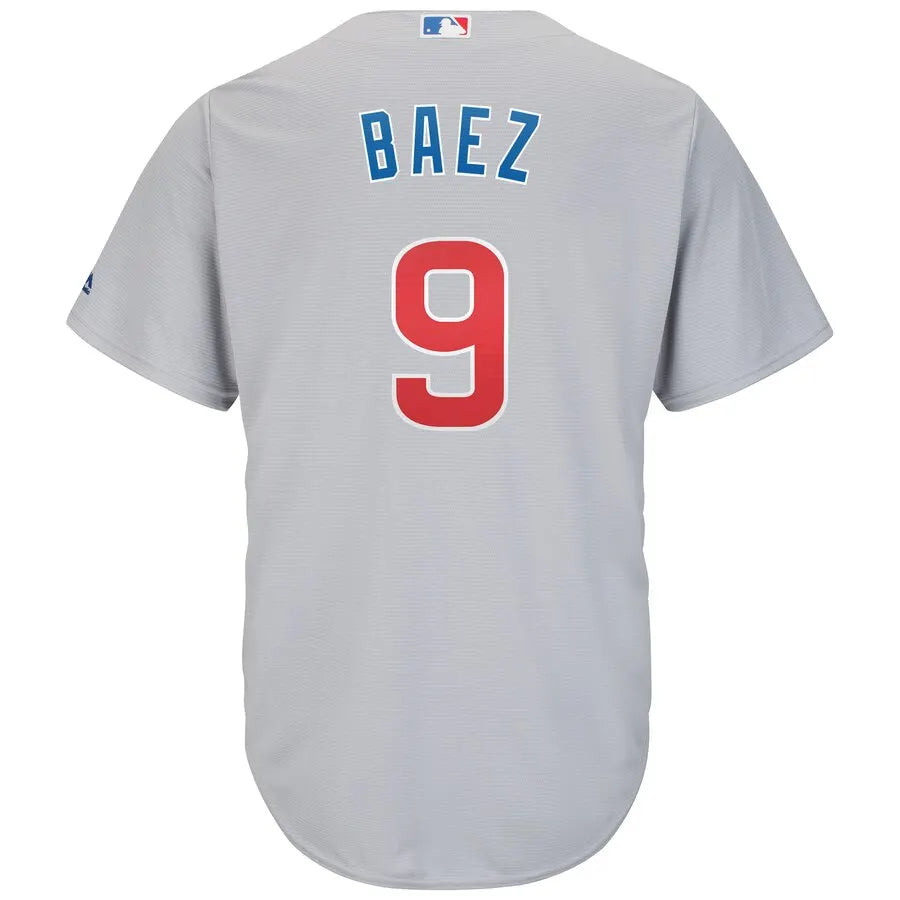 Baez Cubs Gray Jersey - Hình 3