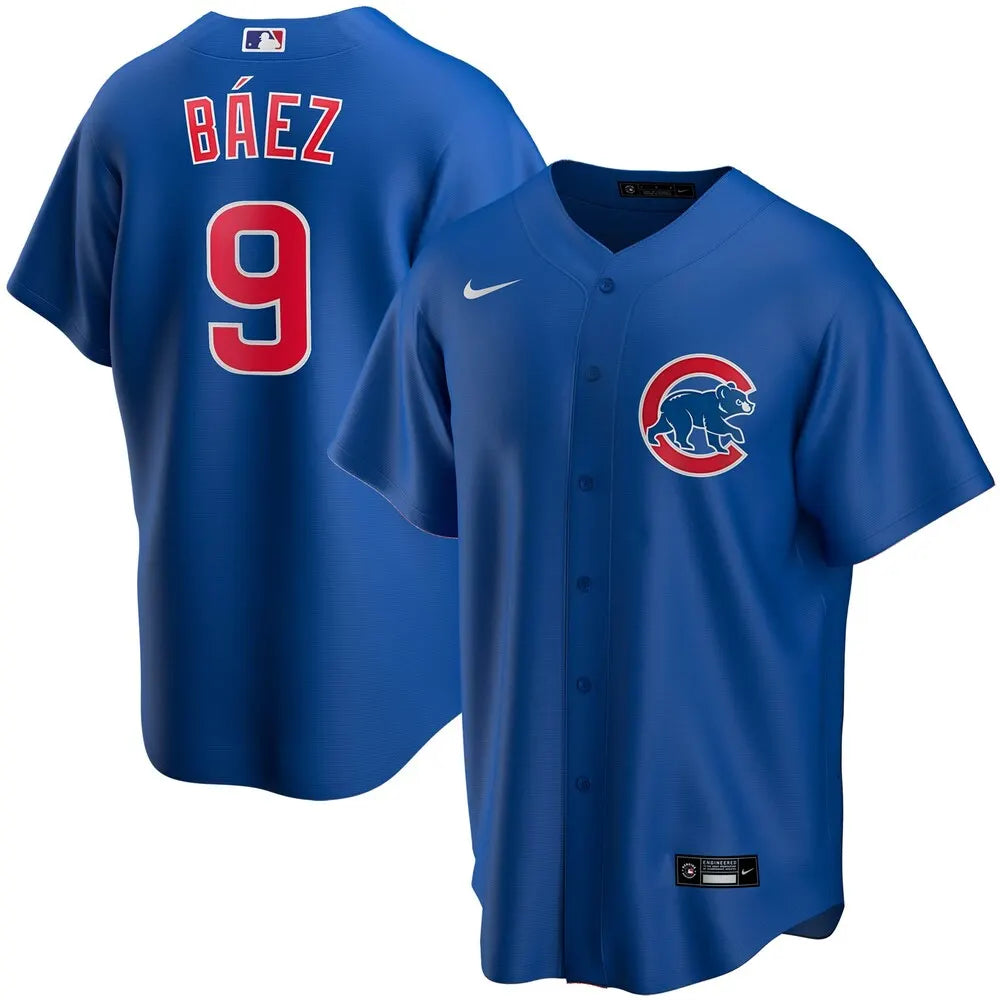 Nike Baez Cubs Blue Jersey