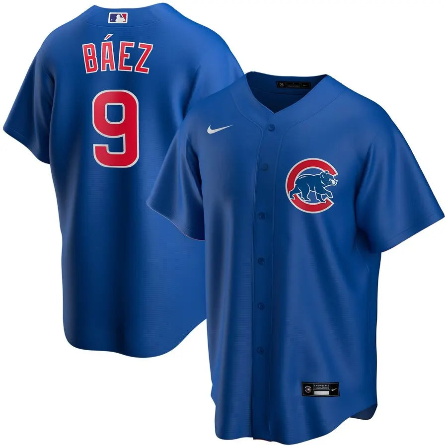 Báez Cubs Royal Blue Jersey