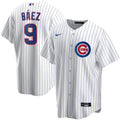 Cubs Baez Pinstripe Jersey