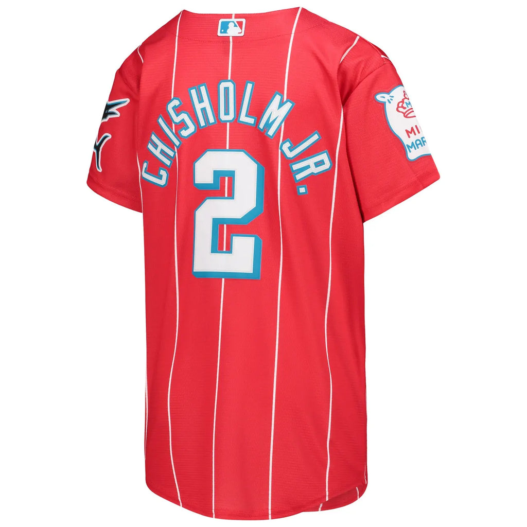 Chisholm Jr Marlins Sugar Kings Jersey - Hình 4