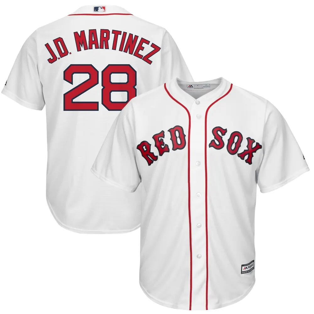 Red Sox Martinez White Jersey
