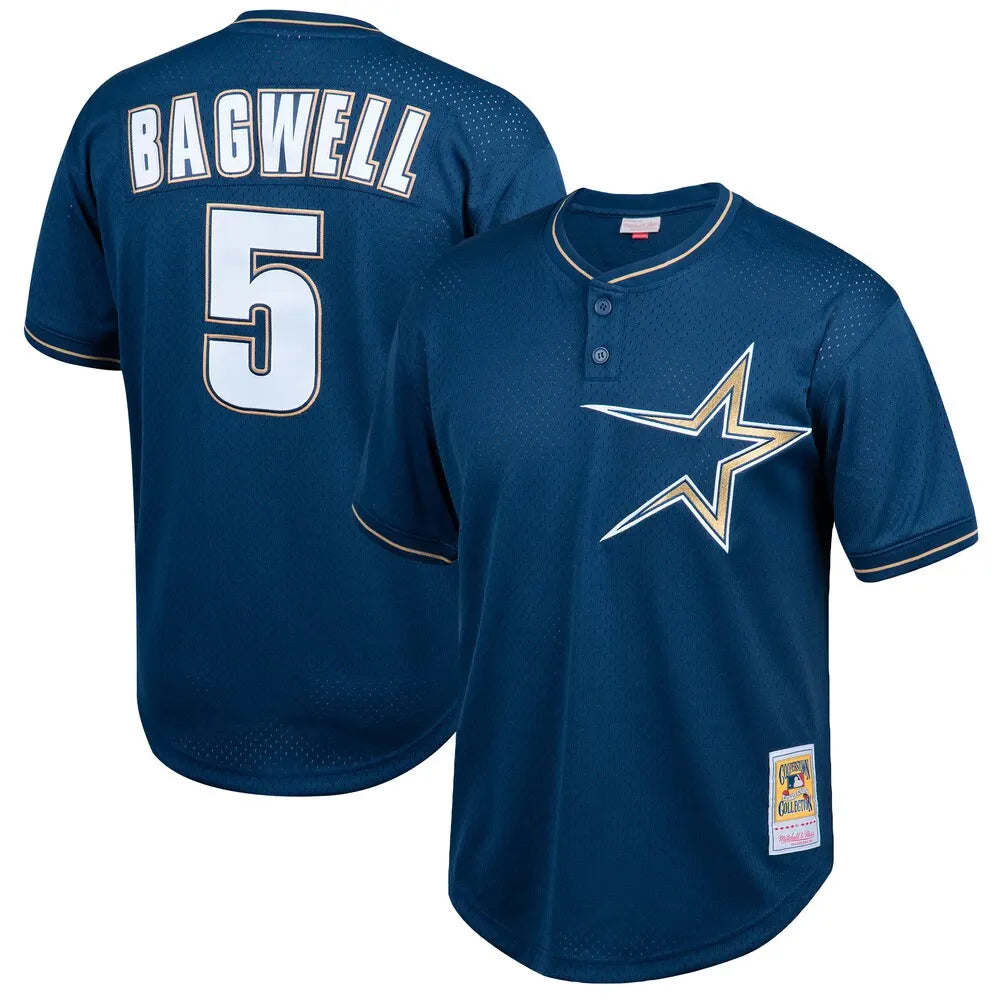 Bagwell Astros Navy Jersey mitchell