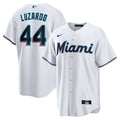 Luzardo Marlins White Jersey