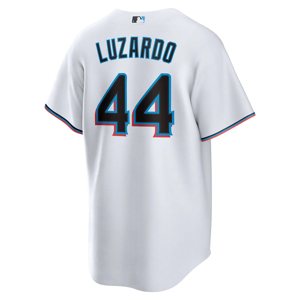 Luzardo Marlins White Jersey - Hình 4