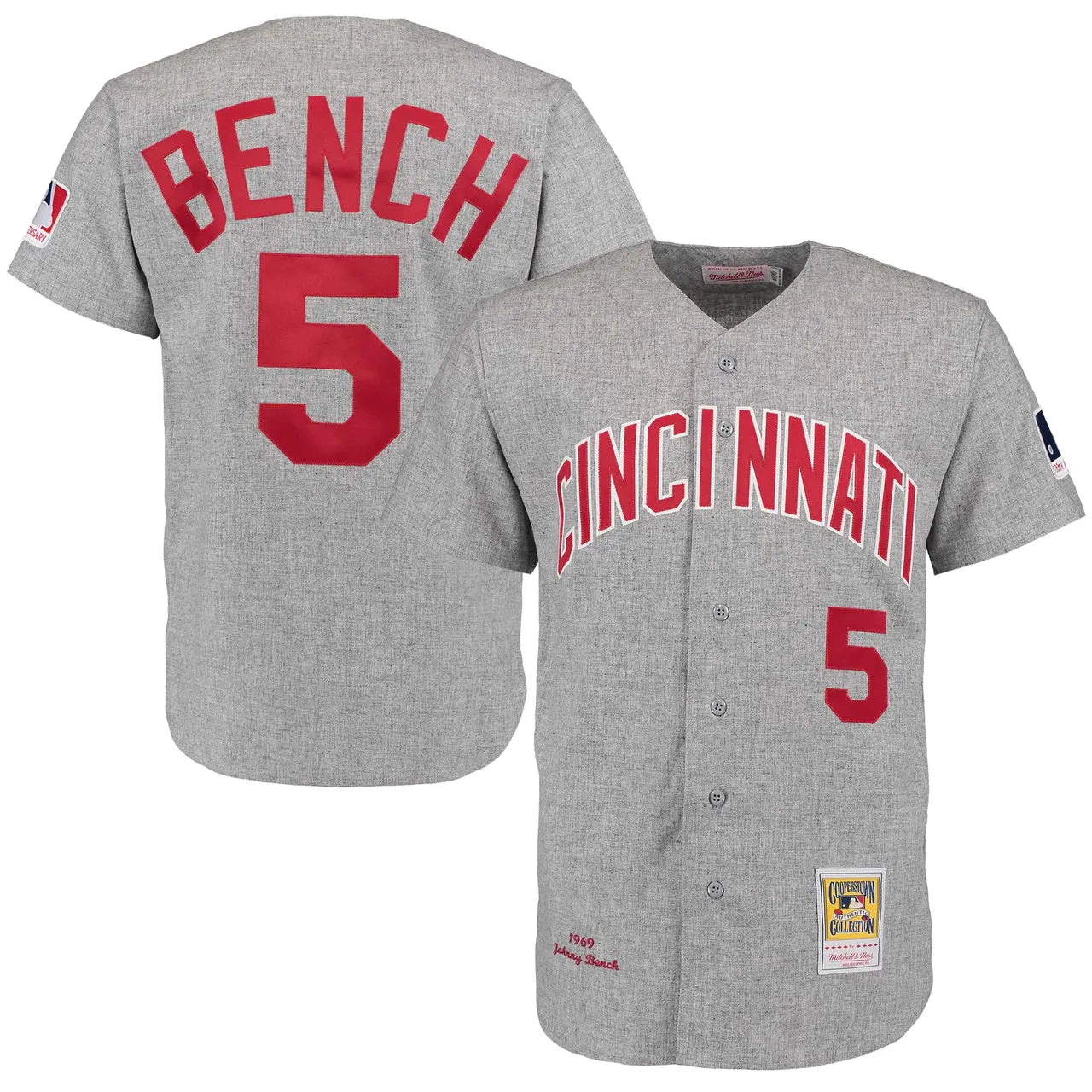 Bench Reds Gray Jersey