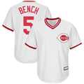 Bench #5 Reds White Jersey