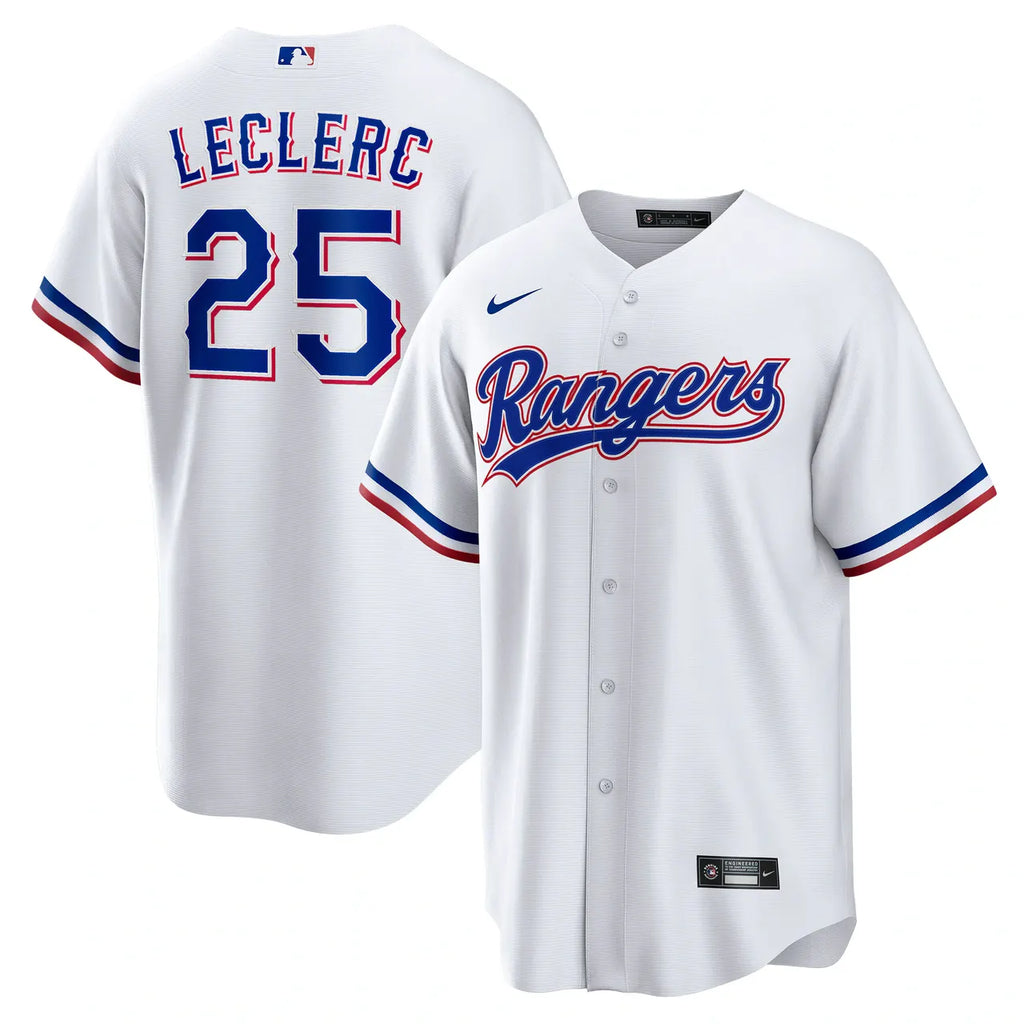 Leclerc Rangers White Jersey - Hình 2