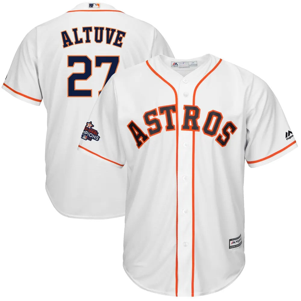 Altuve Astros White Home Jersey