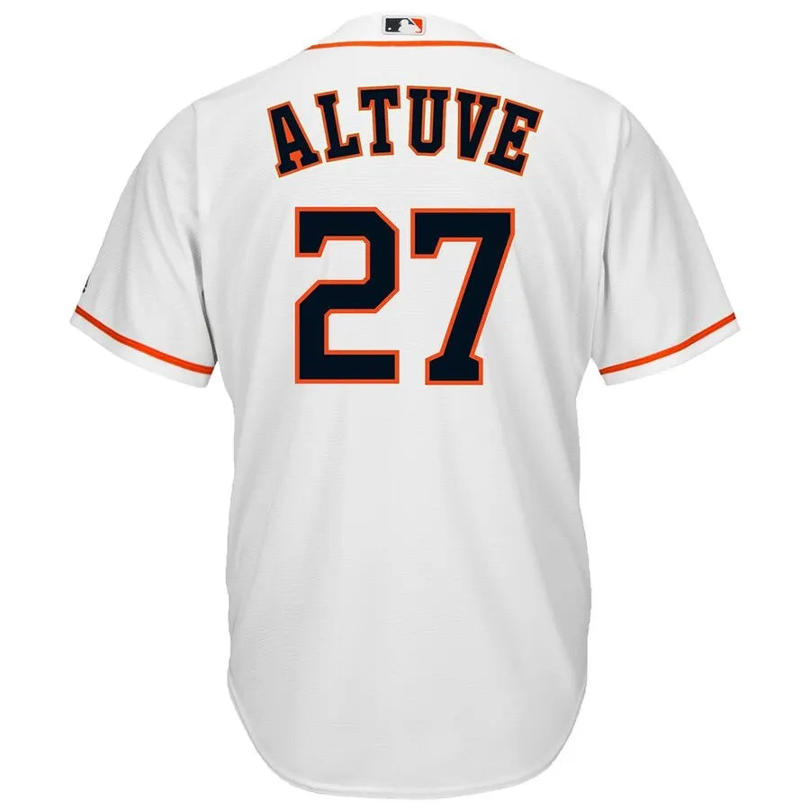 majestic Altuve Astros White Jersey - Hình 3