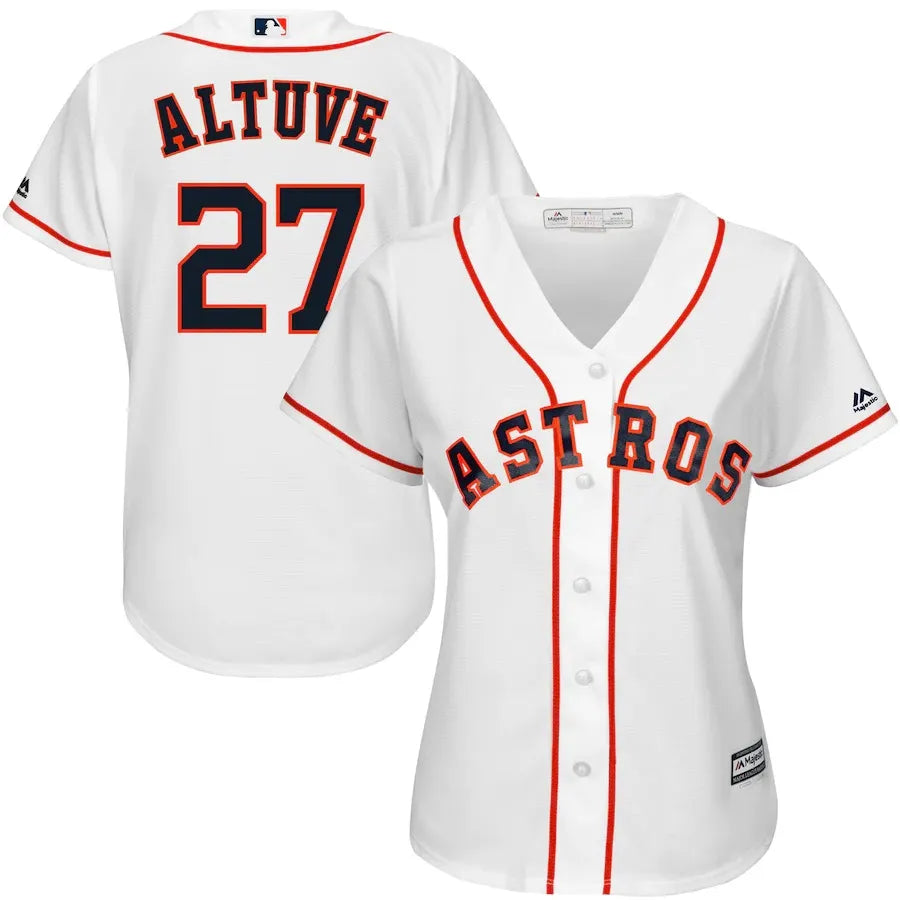 Altuve Astros Women's White Jersey