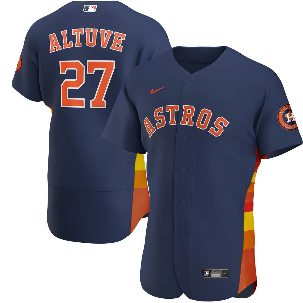 nike city Astros Altuve Navy Jersey