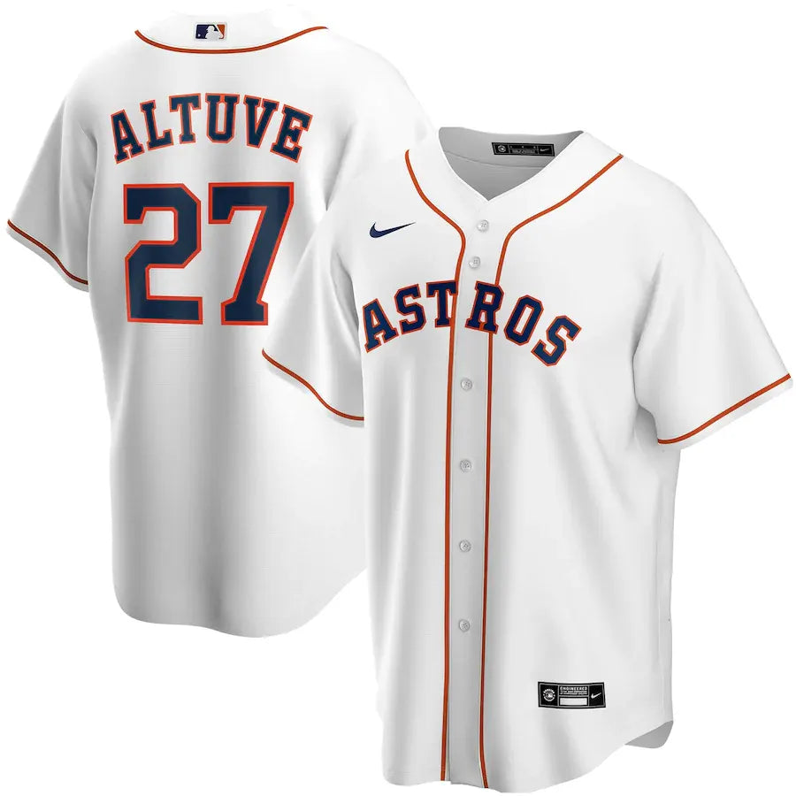 Nike Altuve Astros White Jersey home