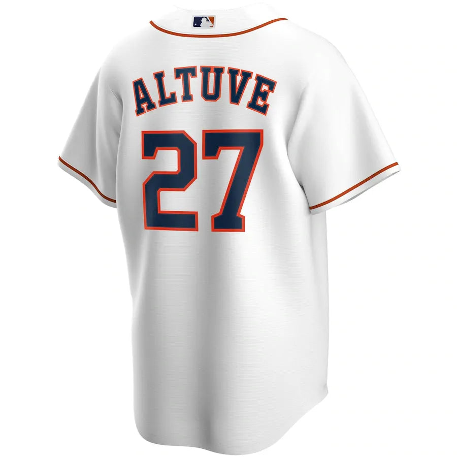 Nike Altuve Astros White Jersey home - Hình 3