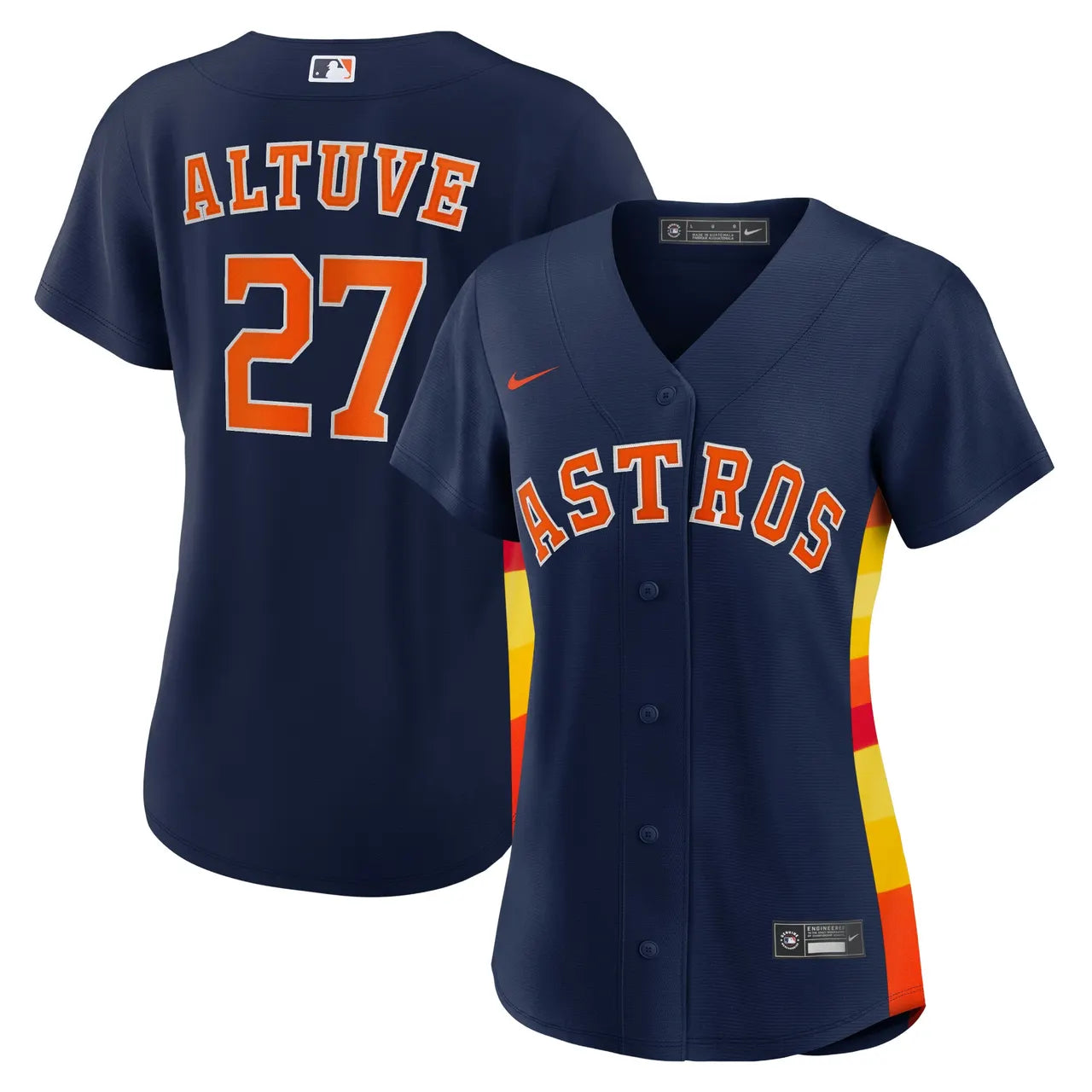 Altuve Astros Navy Jersey Women's - Hình 2
