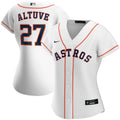 Astros Altuve #27 White Jersey
