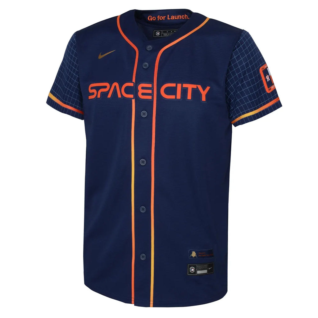Astros Altuve Space City Jersey nike navy - Hình 2