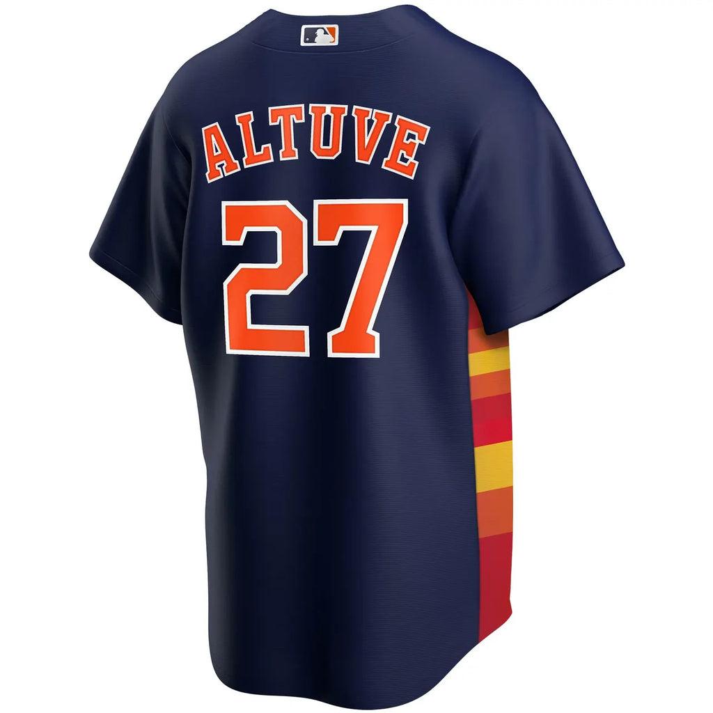Altuve Astros Navy Jersey - Hình 4