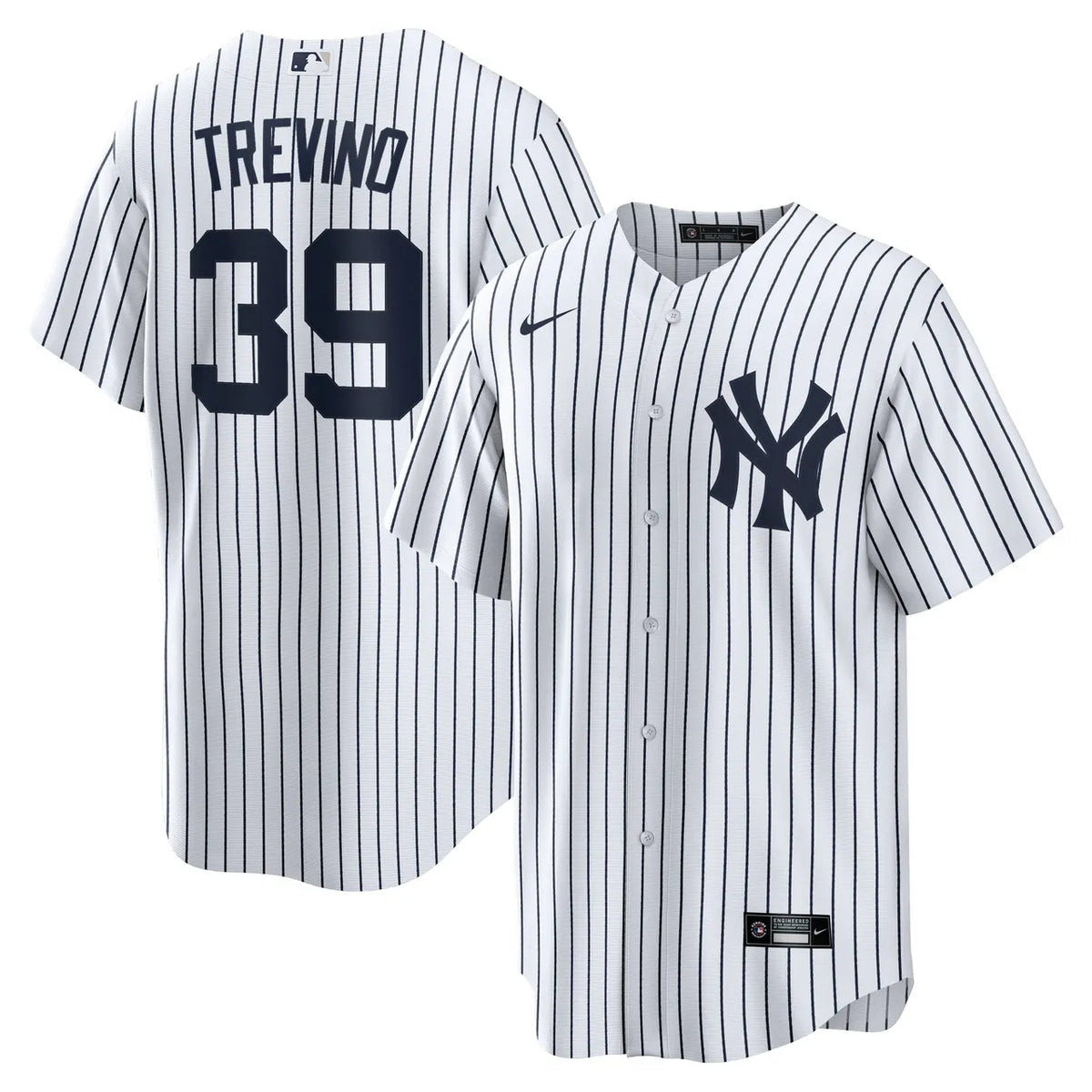 Nike Trevino Yankees Pinstripe Jersey - Hình 2
