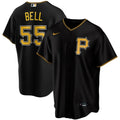 Josh Bell Pirates Black Jersey