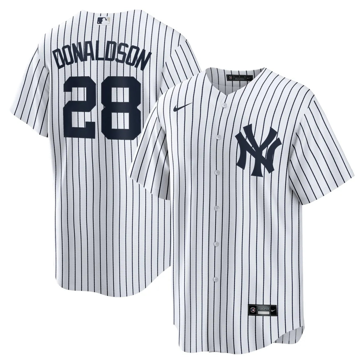 Donaldson #28 Yankees Pinstripe Jersey