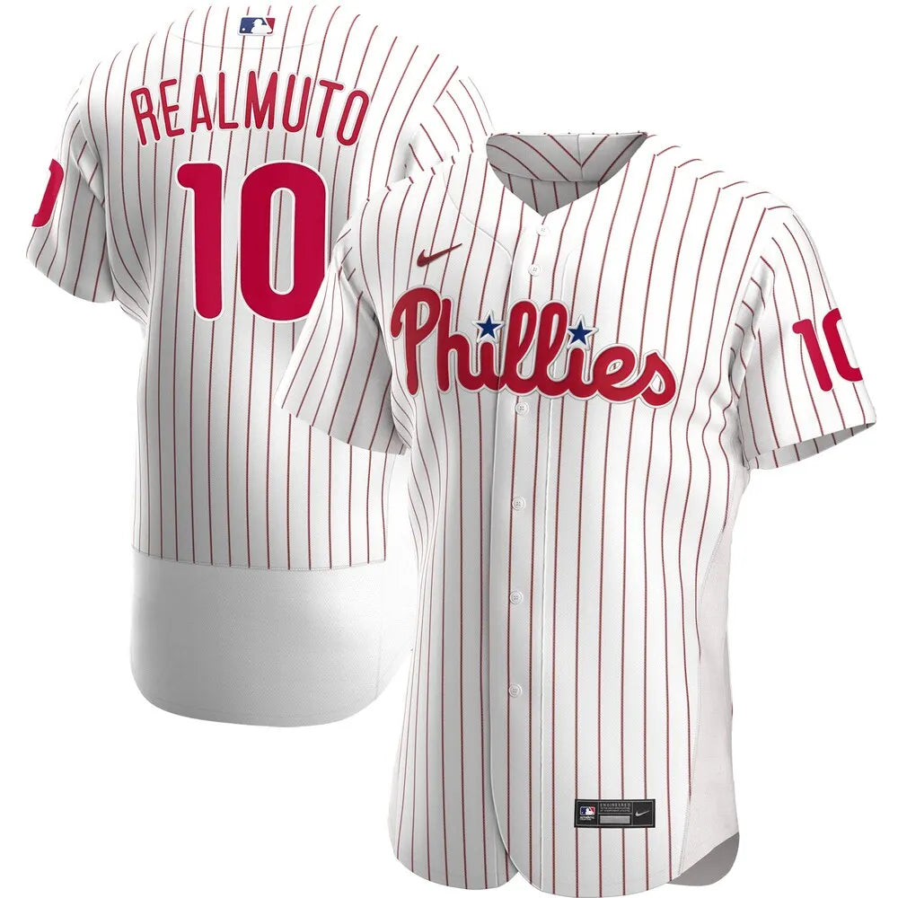 nike Realmuto Phillies Pinstripe Jersey