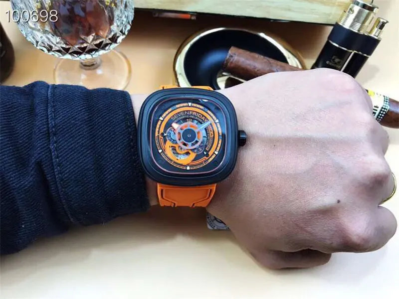 SevenFriday Luca P3/01 Orange - Hình 4