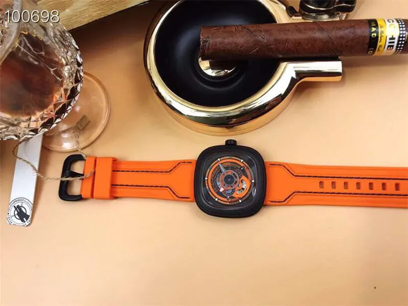 SevenFriday Luca P3/01 Orange - Hình 3