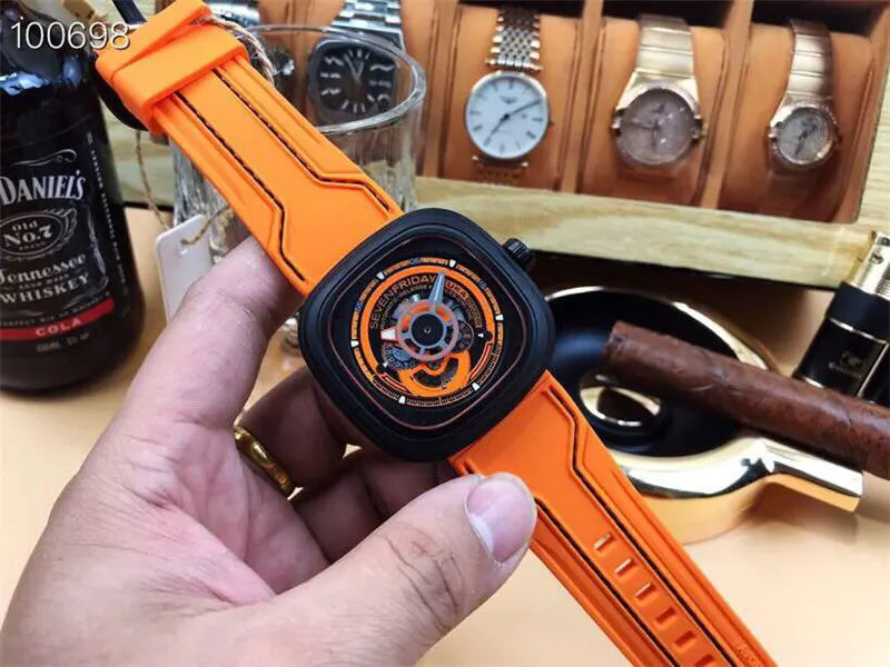 SevenFriday Luca P3/01 Orange - Hình 6