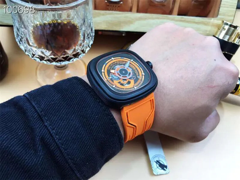 SevenFriday Luca P3/01 Orange - Hình 2