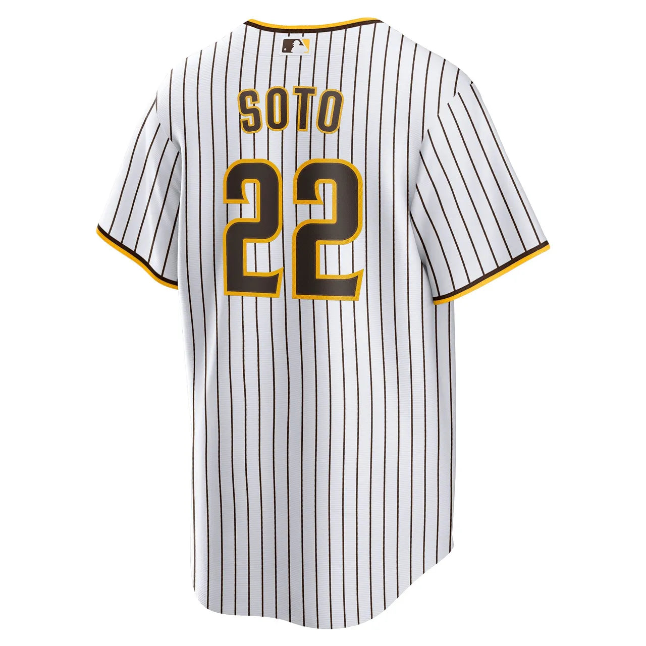 Soto Padres White Pinstripe Jersey - Hình 4