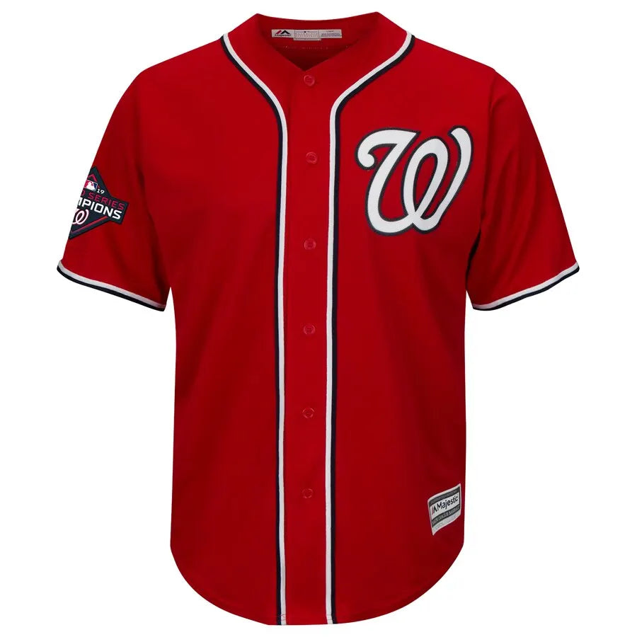 majestic Soto Nationals Red Jersey - Hình 2