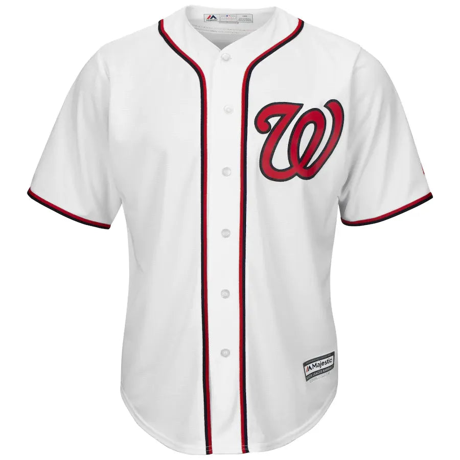 majestic Soto Nationals White Jersey - Hình 2